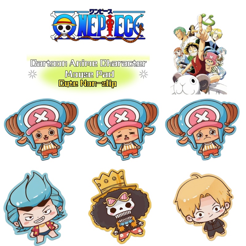 Keyboard Laptop Accessories - One Piece cartoon anime character cute