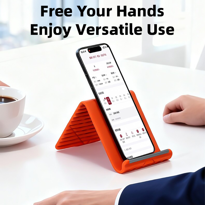 Laptop Accessories For Office - Flexible Silicone Foldable Phone Holder for