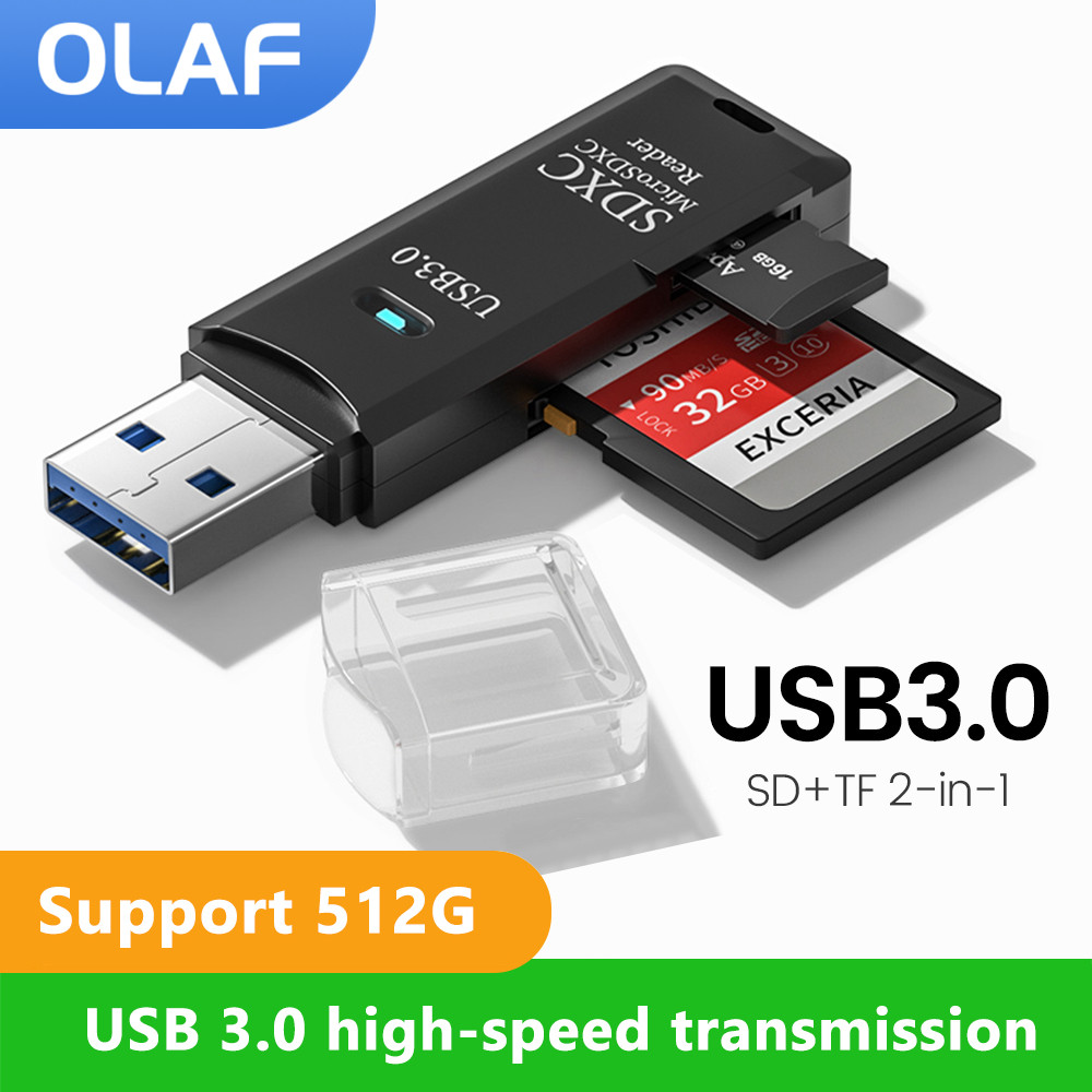Laptop Accessories For Programmers - USB 3.0 2 IN 1 Card