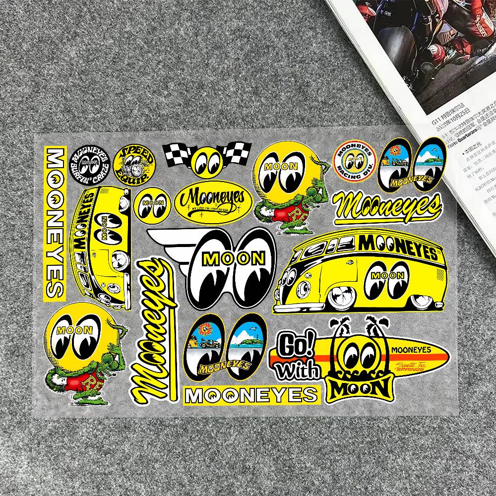 Laptop Accessories Ideas - For M-MOONEYES Stickers Moto Sticker Auto