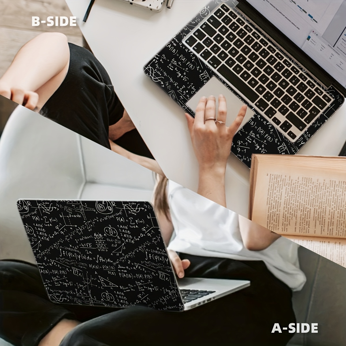 2-Piece Math Formula Pattern L - đánh giá và giá Laptop Accessories For Office