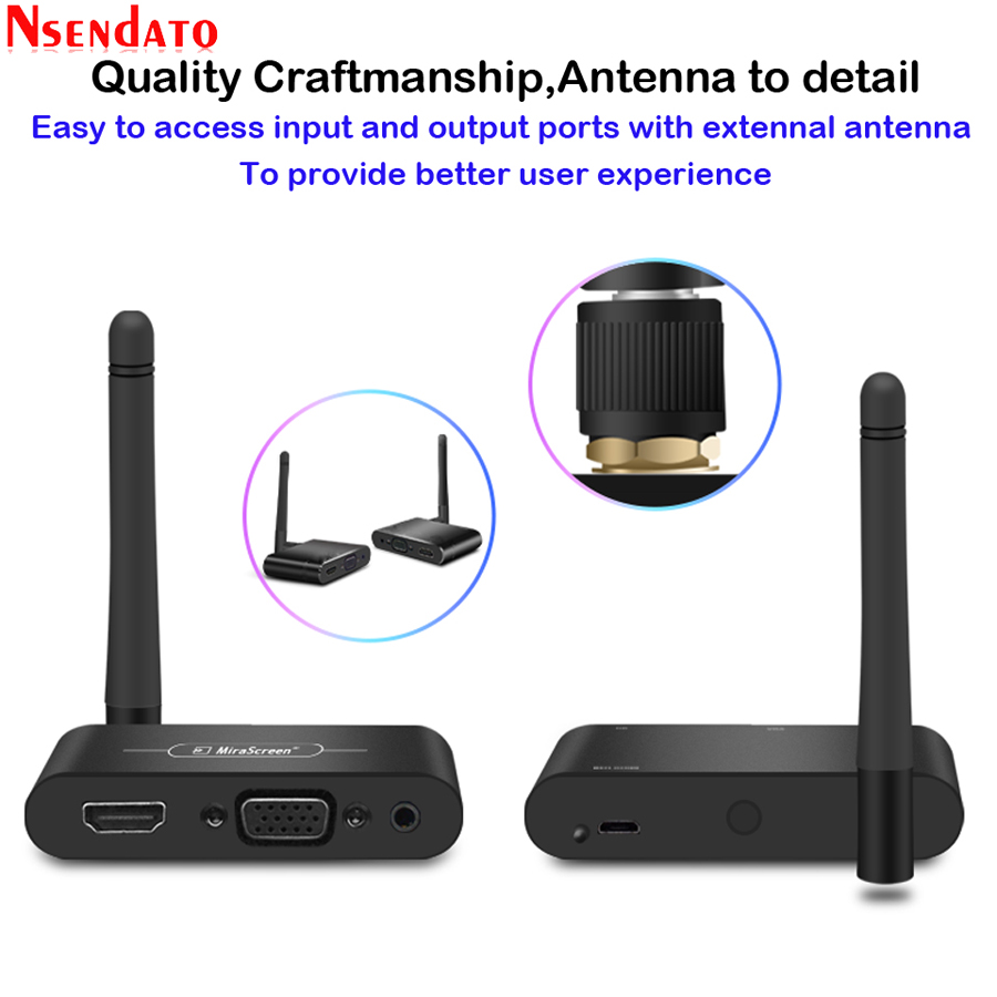 X6W Plus Không Dây Màn Hình Th - đánh giá và giá Hdmi Vga Adapter