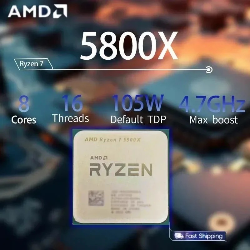 AMD Ryzen 7 5800X 7nm Gaming E - đánh giá và giá Amd Cpu Ryzen 7
