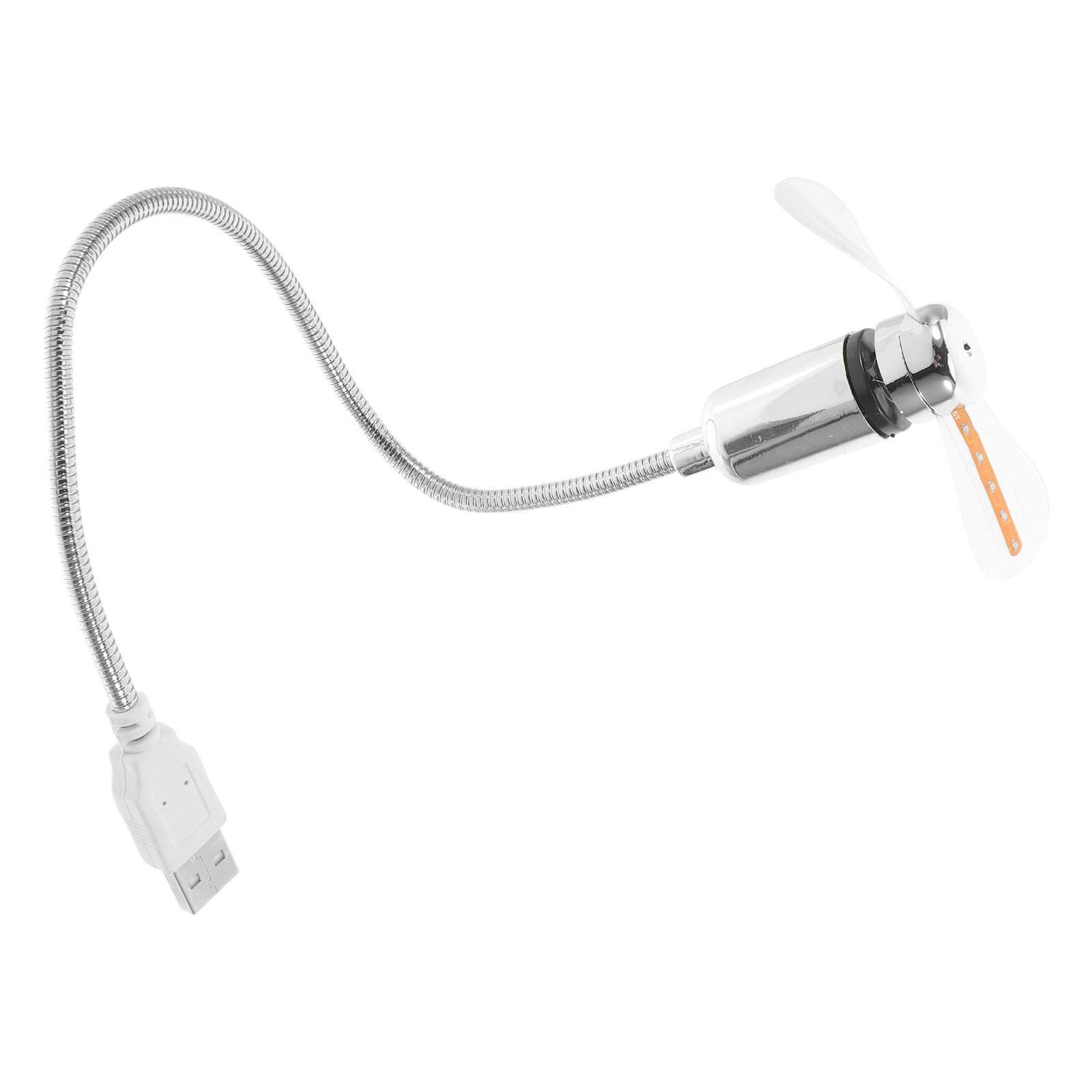 USB Mini Fan Silver 41Cm LED C - đánh giá và giá Laptop Accessories You Need