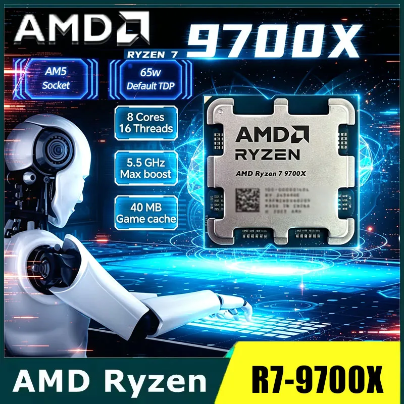 Amd Ryzen 7 9700X Cpu Processo - đánh giá và giá Amd Cpu Ryzen 7