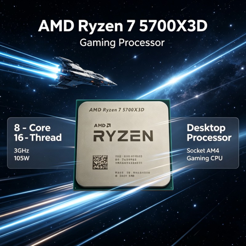 Ryzen 7 5700X3D AMD Socket AM4 - đánh giá và giá Amd Cpu Ryzen 7
