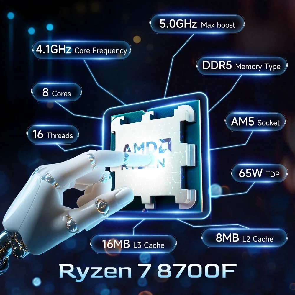 AMD R7 8700F Ryzen 7 8700F CPU - đánh giá và giá Amd Cpu Ryzen 7