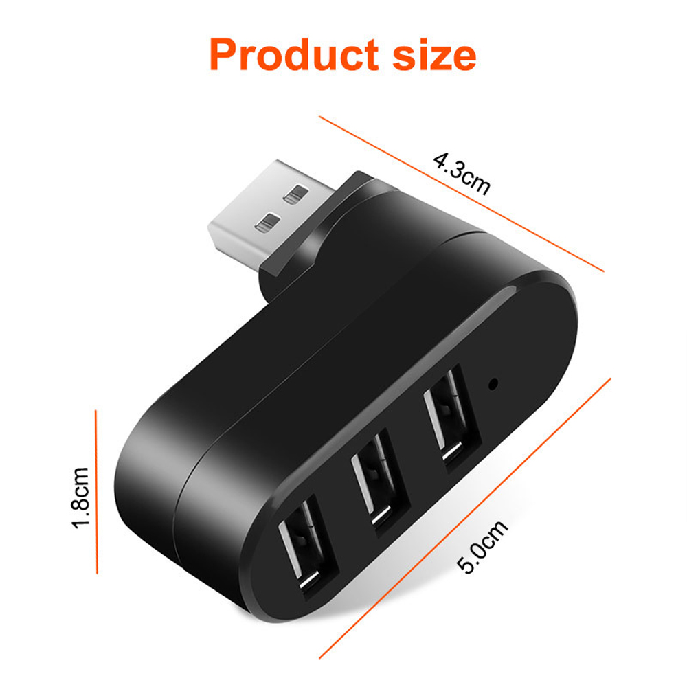 3 Port Multi 2.0 USB HUB Mini  - đánh giá và giá Laptop Accessories For Programmers