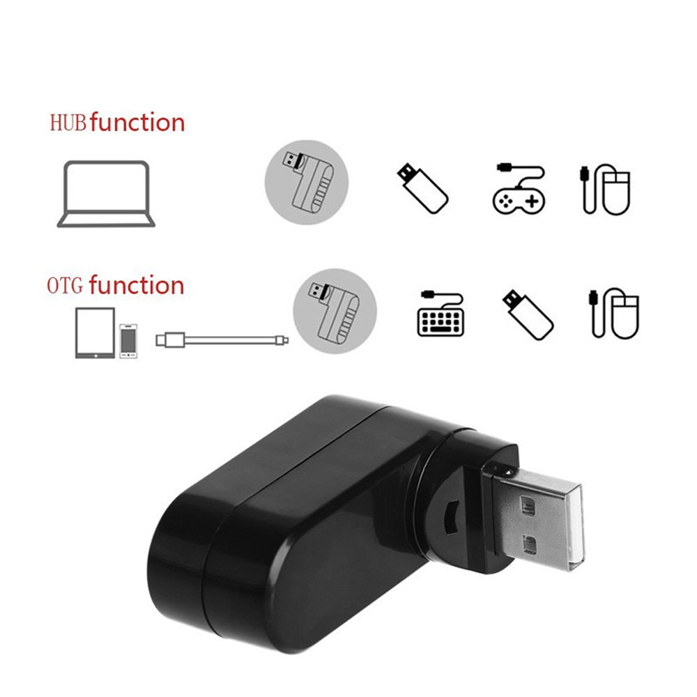 3 Port Multi 2.0 USB HUB Mini  - đánh giá và giá Laptop Accessories For Programmers