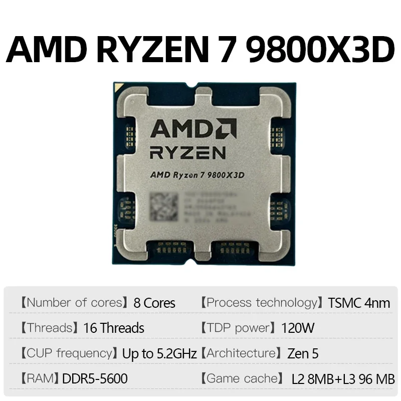 AMD Ryzen 7 9800X3D R7 9800X3D - đánh giá và giá Amd Cpu Ryzen 7