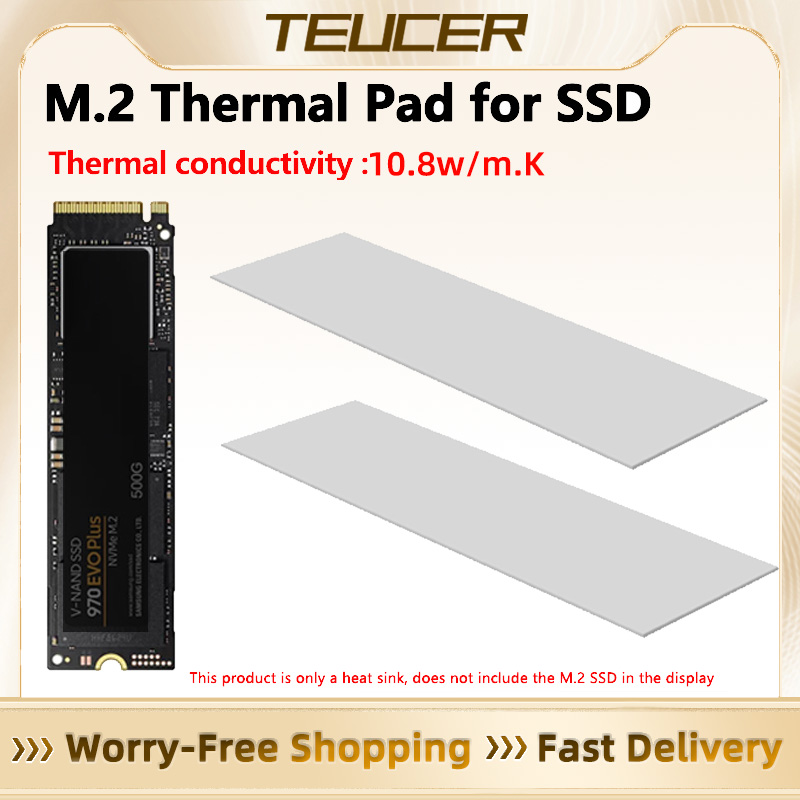 TEUCER M.2 Thermal Pad 10.8W/m - đánh giá và giá Laptop Accessories Cooling Pad