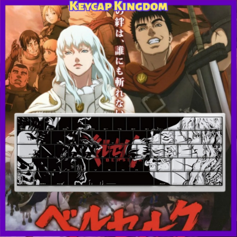 BERSERK Theme Anime Keycap 98  - đánh giá và giá Keyboard Laptop Accessories