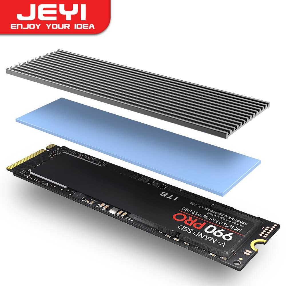 JEYI M.2 SSD Heatsink, Aluminu - đánh giá và giá Laptop Accessories Cooling Pad